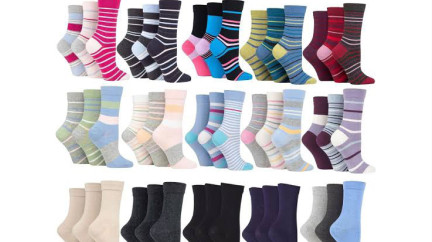cropped image socks